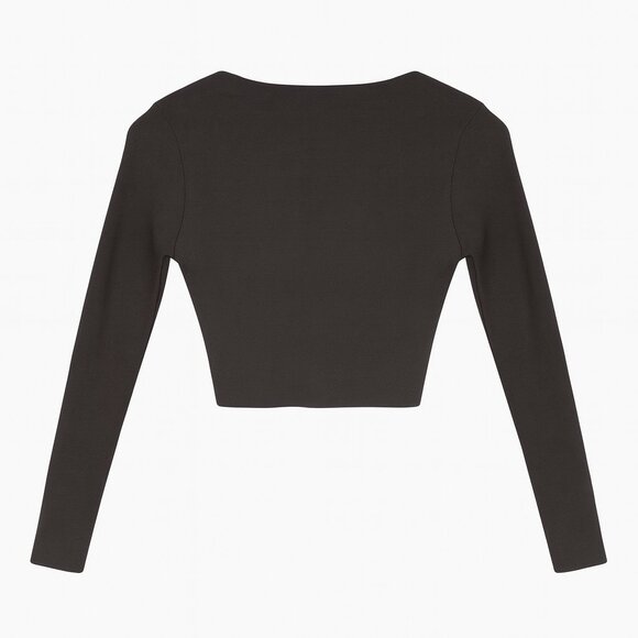 MESHKI HAISLEY Long Sleeve Knit Top – Size M - Picture 3 of 5